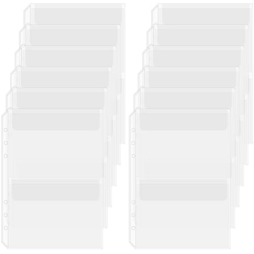 SOFPLATE 12 Blatt A5 Binder-Einsätze, 2 Taschen, Ordner-Trennblätter, 21,6 x 15,9 cm, 6 Löcher, transparent, PVC, wasserdicht, Aufbewahrung, lose Blätter, Schutzbeutel für Stanzformen, Schablonen SOFPLATE 12 Blatt A5 Binder-Einsätze, 2 Taschen, Ordner-Trennblätter, 21,6 x 15,9 cm, 6 Löcher, transparent, PVC, wasserdicht, Aufbewahrung, lose Blätter, Schutzbeutel für Stanzformen, Schablonen von SOFPLATE