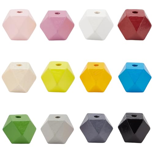 SOFPLATE 12 Farbe 36 Stück Geometrische Holzperlen 16mm Sechseckige Perlen Lose Einfarbig Natürlich Glatt Abstandshalter Mit Großem Loch Für Die Schmuckherstellung DIY Bastelarbeiten Armbänder Ohrrin SOFPLATE 12 Farbe 36 Stück Geometrische Holzperlen 16mm Sechseckige Perlen Lose Einfarbig Natürlich Glatt Abstandshalter Mit Großem Loch Für Die Schmuckherstellung DIY Bastelarbeiten Armbänder Ohrrin von SOFPLATE
