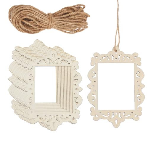 SOFPLATE 12 Stück Unbehandelte Holz Bilderrahmen Zum Aufhängen Mit Seil Klein 2 x 3 Zoll Geprägt Hohl Blank Fotografie Zubehör Sets Für DIY Anzeigen von Fotos Bildern Gemälden Dekoration SOFPLATE 12 Stück Unbehandelte Holz Bilderrahmen Zum Aufhängen Mit Seil Klein 2 x 3 Zoll Geprägt Hohl Blank Fotografie Zubehör Sets Für DIY Anzeigen von Fotos Bildern Gemälden Dekoration von SOFPLATE