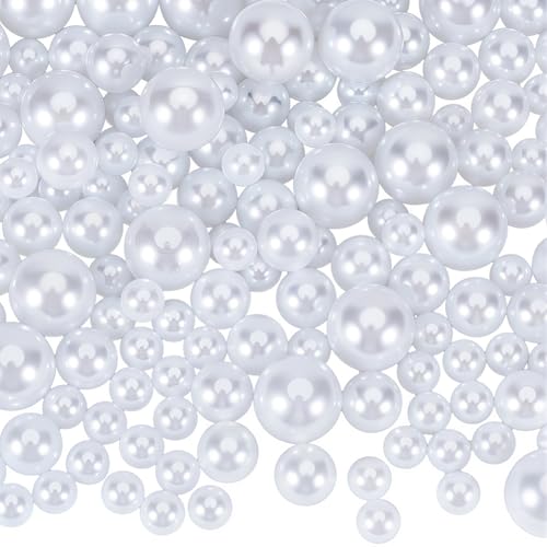 SOFPLATE 150 Stück Kunstperlen Ohne Loch Perlen Für Vasen 10mm 14mm 20mm Rund ABS Kunststoff Runde Weiße Make Up Perlen Für Pinselhalter Vasenfüller Tischdekoration Mittelstücke Hochzeit Heimdekoratio SOFPLATE 150 Stück Kunstperlen Ohne Loch Perlen Für Vasen 10mm 14mm 20mm Rund ABS Kunststoff Runde Weiße Make Up Perlen Für Pinselhalter Vasenfüller Tischdekoration Mittelstücke Hochzeit Heimdekoratio von SOFPLATE