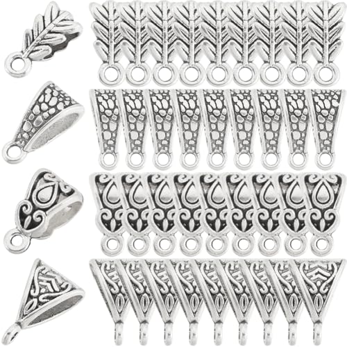 SOFPLATE 160 Stück 4 Stile Tibetische Ösenperlen Großpackung Abstandshalter Ösenperle Legierung Blattsilber Schal Dreieck Abstandshalter Lose Verbindungsperlen Für Die Schmuckherstellung Armbänder Hal SOFPLATE 160 Stück 4 Stile Tibetische Ösenperlen Großpackung Abstandshalter Ösenperle Legierung Blattsilber Schal Dreieck Abstandshalter Lose Verbindungsperlen Für Die Schmuckherstellung Armbänder Hal von SOFPLATE