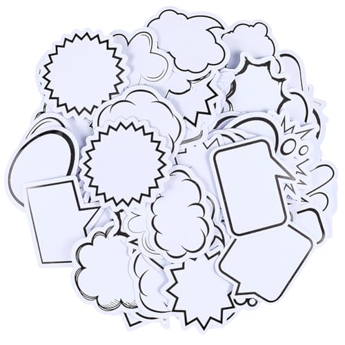 SOFPLATE 180 Stück Blasen Etikettenaufkleber Scrapbook Nachrichtenaufkleber Weißer Schwarzer Rand Gemischte Formen Selbstklebend Beschreibbar Auf Papier Leere Aufkleber Für Scrapbooking Wasserflasche SOFPLATE 180 Stück Blasen Etikettenaufkleber Scrapbook Nachrichtenaufkleber Weißer Schwarzer Rand Gemischte Formen Selbstklebend Beschreibbar Auf Papier Leere Aufkleber Für Scrapbooking Wasserflasche von SOFPLATE