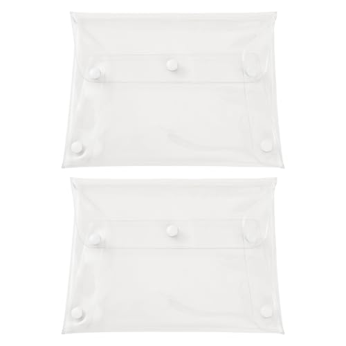 SOFPLATE 2 große Transparente Make Up Tasche PVC Kosmetiktaschen Durchsichtiger Kunststoff Wasserdicht Tragbar Toilettenartikel Organizer Aufbewahrungsbeutel Mit Druckknopfverschluss Für Urlaubsreisen SOFPLATE 2 große Transparente Make Up Tasche PVC Kosmetiktaschen Durchsichtiger Kunststoff Wasserdicht Tragbar Toilettenartikel Organizer Aufbewahrungsbeutel Mit Druckknopfverschluss Für Urlaubsreisen von SOFPLATE