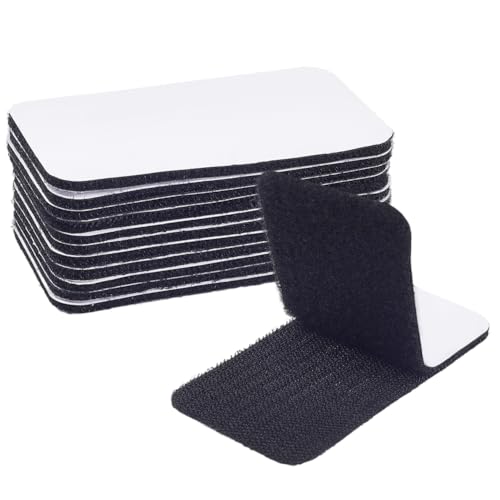 SOFPLATE 20 Stück Hochleistungs Klettstreifen Selbstklebendes Klettband Schwarzes Rechteck 4 x 2 Zoll Nylon Polyester Zum Aufhängen Hochleistungs Ineinander Greifende Griffbänder Für Innenwände Türen SOFPLATE 20 Stück Hochleistungs Klettstreifen Selbstklebendes Klettband Schwarzes Rechteck 4 x 2 Zoll Nylon Polyester Zum Aufhängen Hochleistungs Ineinander Greifende Griffbänder Für Innenwände Türen von SOFPLATE