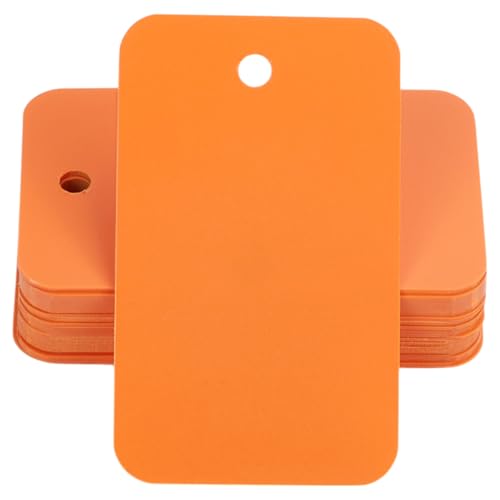 SOFPLATE 200 Stück Versandanhänger Aus Kunststoff wasserdichte Hängeanhänger Großpackung 3 x 5cm Dunkelorange Beschreibbarer Marker Hängeschild Blanko Aufbewahrungsanhänger Etiketten Für Schlüssel Ge SOFPLATE 200 Stück Versandanhänger Aus Kunststoff wasserdichte Hängeanhänger Großpackung 3 x 5cm Dunkelorange Beschreibbarer Marker Hängeschild Blanko Aufbewahrungsanhänger Etiketten Für Schlüssel Ge von SOFPLATE
