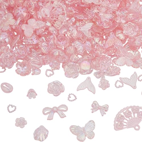 SOFPLATE 200g 350 Stück + Rosa Verschiedene Acrylperlen Rosa Perlenanhänger Süße Valentinstags Charms In ab Farbe Zufällige Stile Schleife Rose Blumen Kawaii Anhänger Großpackung Für Schmuckherstellu SOFPLATE 200g 350 Stück + Rosa Verschiedene Acrylperlen Rosa Perlenanhänger Süße Valentinstags Charms In ab Farbe Zufällige Stile Schleife Rose Blumen Kawaii Anhänger Großpackung Für Schmuckherstellu von SOFPLATE