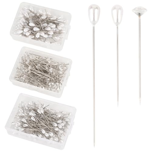 SOFPLATE 3 Box 300 Stück 3 Stile Hochzeits Anstecknadeln Gerader Kopf Stecknadeln Silber Metall Acryl Kunststoff Harz Perle Diamant Boutonniere Brautstrauß Blumenndekoration Für Heimwerker Basteln Sch SOFPLATE 3 Box 300 Stück 3 Stile Hochzeits Anstecknadeln Gerader Kopf Stecknadeln Silber Metall Acryl Kunststoff Harz Perle Diamant Boutonniere Brautstrauß Blumenndekoration Für Heimwerker Basteln Sch von SOFPLATE