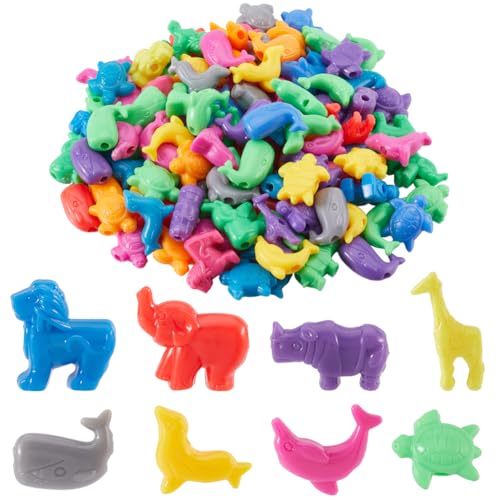 SOFPLATE 300g Kunststoffperlen In Tierform Plastikperlentiere Bunt Sortiert Gemischt Zoo Meerestiere Basteln Pony Lose Abstandsperlen Zur Schmuckherstellung Armbänder Halsketten Schlüsselanhänger Zube SOFPLATE 300g Kunststoffperlen In Tierform Plastikperlentiere Bunt Sortiert Gemischt Zoo Meerestiere Basteln Pony Lose Abstandsperlen Zur Schmuckherstellung Armbänder Halsketten Schlüsselanhänger Zube von SOFPLATE