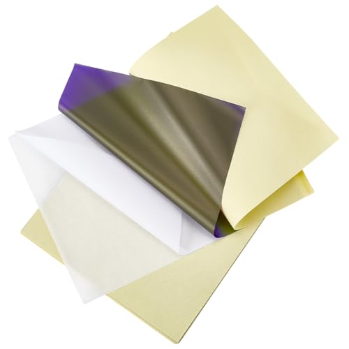 SOFPLATE 35 Blatt Tätowier Transferpapier Thermo Tattoo Schablone Temporär 4 Schichten A4 rechteckig Champagnergelb Wärmeübertragungsfolie Papierzubehör Für Heimwerker Markendrucker Musterdekoration SOFPLATE 35 Blatt Tätowier Transferpapier Thermo Tattoo Schablone Temporär 4 Schichten A4 rechteckig Champagnergelb Wärmeübertragungsfolie Papierzubehör Für Heimwerker Markendrucker Musterdekoration von SOFPLATE
