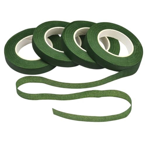 SOFPLATE 4 Rolle 29.5 Yards/27 m Blumennstiel Wraps Blumennwickelband 1/2 Zoll Blumennstrauß Stiel Wrap Floristen Klebeband Für Frische Künstliche Blumennsträuße Arrangements DIY Bastelarbeiten Olivgr SOFPLATE 4 Rolle 29.5 Yards/27 m Blumennstiel Wraps Blumennwickelband 1/2 Zoll Blumennstrauß Stiel Wrap Floristen Klebeband Für Frische Künstliche Blumennsträuße Arrangements DIY Bastelarbeiten Olivgr von SOFPLATE