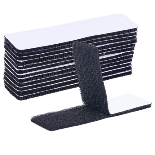 SOFPLATE 40 Stück Selbstklebendes Klettband Robuste Klettstreifen Rechteckig 4 x 1 Zoll Schwarzes Nylon Polyester Command Ineinander Greifende Aufhänge Griffflicken Für Innenwände Türen Nähen Basteln SOFPLATE 40 Stück Selbstklebendes Klettband Robuste Klettstreifen Rechteckig 4 x 1 Zoll Schwarzes Nylon Polyester Command Ineinander Greifende Aufhänge Griffflicken Für Innenwände Türen Nähen Basteln von SOFPLATE