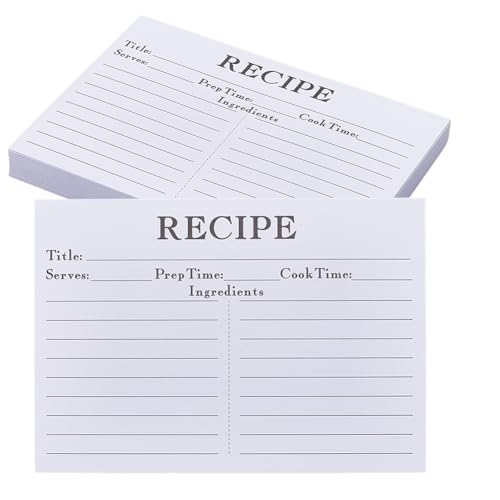 SOFPLATE 50 Stück 4 x 6 Zoll Große Rezeptkarten Aus Karton Blanko Lebensmittelkarten Weiß Rechteckig Doppelseitig Beschreibbar Vintage Dicke Bastelpapierbögen Zubehör Für DIY Hochzeiten Brautpartys Ei SOFPLATE 50 Stück 4 x 6 Zoll Große Rezeptkarten Aus Karton Blanko Lebensmittelkarten Weiß Rechteckig Doppelseitig Beschreibbar Vintage Dicke Bastelpapierbögen Zubehör Für DIY Hochzeiten Brautpartys Ei von SOFPLATE