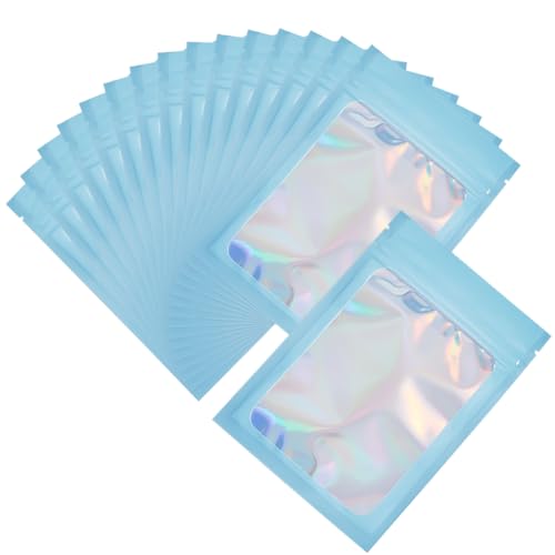 SOFPLATE 50 Stück 4.5 x 6 holografische Aufbewahrungsbeutel Geruchsdichter Beutel Wiederverschließbarer Kleiner Schillernder Plastikbeutel Mit Reißverschluss Für Die Verpackung von Proben Partygesche SOFPLATE 50 Stück 4.5 x 6 holografische Aufbewahrungsbeutel Geruchsdichter Beutel Wiederverschließbarer Kleiner Schillernder Plastikbeutel Mit Reißverschluss Für Die Verpackung von Proben Partygesche von SOFPLATE