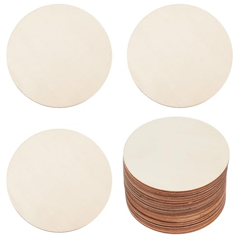 SOFPLATE 50 Stück Rundes Unbehandeltes Holzschild 3Zoll Holzkreise Natürliche Masse Groß Blank Bemalbar Glatte Holzspäne Für Heimwerker Basteln Bedrucken Türschild Valentinstag Heim Und Hoteldekorati SOFPLATE 50 Stück Rundes Unbehandeltes Holzschild 3Zoll Holzkreise Natürliche Masse Groß Blank Bemalbar Glatte Holzspäne Für Heimwerker Basteln Bedrucken Türschild Valentinstag Heim Und Hoteldekorati von SOFPLATE