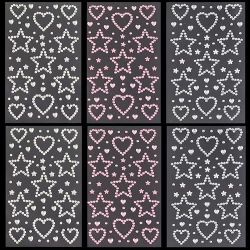 SOFPLATE 6 Blatt 3 Farben Strasssteine Fürs Gesicht Selbstklebende Strass Tattoos Großpackung Glänzend Herz Stern Rosa Weiß Silber Zum Aufkleben Für Gesicht Körper Haare Augen Schmuck DIY Basteln Part SOFPLATE 6 Blatt 3 Farben Strasssteine Fürs Gesicht Selbstklebende Strass Tattoos Großpackung Glänzend Herz Stern Rosa Weiß Silber Zum Aufkleben Für Gesicht Körper Haare Augen Schmuck DIY Basteln Part von SOFPLATE