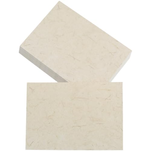 SOFPLATE 60 Blatt 5 Zoll Strukturiertes Kartonpapier Handgeschöpftes Papier Karten Blanko Klein Vintage Rechteckig Grußbrief Ästhetisches Briefpapier Kunstkarton Für Drucker Scrapbooking Einladungen D SOFPLATE 60 Blatt 5 Zoll Strukturiertes Kartonpapier Handgeschöpftes Papier Karten Blanko Klein Vintage Rechteckig Grußbrief Ästhetisches Briefpapier Kunstkarton Für Drucker Scrapbooking Einladungen D von SOFPLATE