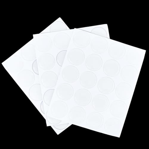 SOFPLATE 60 Stück Runde Harzaufkleber Durchsichtiger Kuppel Cabochon Klein 0.96 Zoll Transparente Punkte Flache Rückseite Leere Fliesen Charms Verzierungen Für Flaschenanhänger Tablett Scrapbooking Sc SOFPLATE 60 Stück Runde Harzaufkleber Durchsichtiger Kuppel Cabochon Klein 0.96 Zoll Transparente Punkte Flache Rückseite Leere Fliesen Charms Verzierungen Für Flaschenanhänger Tablett Scrapbooking Sc von SOFPLATE