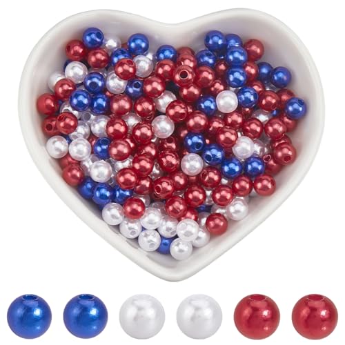 SOFPLATE 600 Stück Perlen Zum Unabhängigkeitstag Patriotische Perlen Großpackung 6mm Klein 4. Juli Feiertagsperlen Aus Kunststoff Acryl Rund Rot Weiß Blau Für Die Schmuckherstellung Halsketten Ohrrin SOFPLATE 600 Stück Perlen Zum Unabhängigkeitstag Patriotische Perlen Großpackung 6mm Klein 4. Juli Feiertagsperlen Aus Kunststoff Acryl Rund Rot Weiß Blau Für Die Schmuckherstellung Halsketten Ohrrin von SOFPLATE