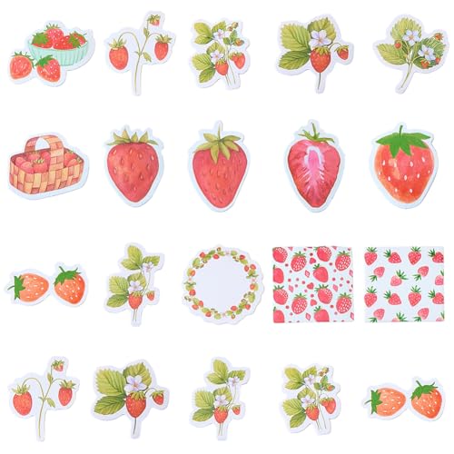 SOFPLATE 90 Stück Erdbeer Aufkleber In 15 Stilen Mini Größe Scrapbook Aufkleber DIY Dekoration Kleines Papier Aquarell Rosa Rot Selbstklebend Süße Frucht Aufkleber Für Laptop Umschlag Scrapbook Tagebu SOFPLATE 90 Stück Erdbeer Aufkleber In 15 Stilen Mini Größe Scrapbook Aufkleber DIY Dekoration Kleines Papier Aquarell Rosa Rot Selbstklebend Süße Frucht Aufkleber Für Laptop Umschlag Scrapbook Tagebu von SOFPLATE