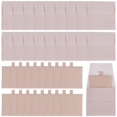 SOFPLATE Mikrofaser-Schmuckbeutel für Brautjungfern, Schmuckbeutel mit Einsatzkissen, Samt-Umschlag, Stoff, weiche Geschenkbeutel für Ringe, Ohrringe, Halsketten, Armbänder, DIY-Verpackung, 8,9 x 8,1 von SOFPLATE