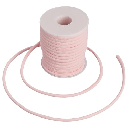 SOFPLATE Nylonschnur, elastisch, lang, flach, Spandex-Stoff, Badeanzug, Stretch, Perlen, Schlüsselanhänger, Faden, T-Shirt, Garn zum Stricken, Nähen, Basteln, Taschen, Decken, Basteln, 20 m, Rosa SOFPLATE Nylonschnur, elastisch, lang, flach, Spandex-Stoff, Badeanzug, Stretch, Perlen, Schlüsselanhänger, Faden, T-Shirt, Garn zum Stricken, Nähen, Basteln, Taschen, Decken, Basteln, 20 m, Rosa von SOFPLATE