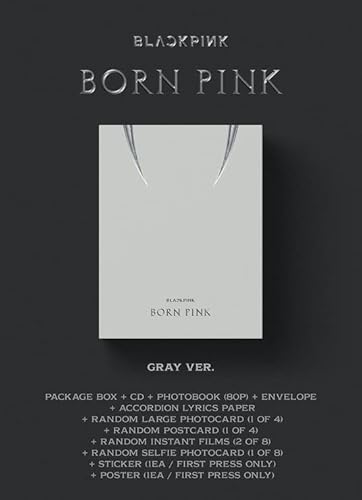 BLACKPINK 2nd ALBUM - BORN PINK [GRAY Ver.] _Package Box set_Bonus (Referring to the bullet point) von SOFT WORKS