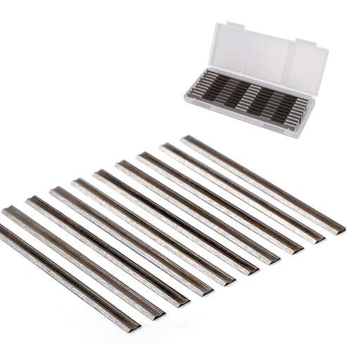 10 Stück hobelmesser,hobelmesser 82mm,elektrohobel,82mm Hobelmesser,Professional Holz Ersatzmesser Wendeklingen für Hobel Handhob Holzbearbeitungsmaschinen 10Stk 10 Stück hobelmesser,hobelmesser 82mm,elektrohobel,82mm Hobelmesser,Professional Holz Ersatzmesser Wendeklingen für Hobel Handhob Holzbearbeitungsmaschinen 10Stk von SOGHO