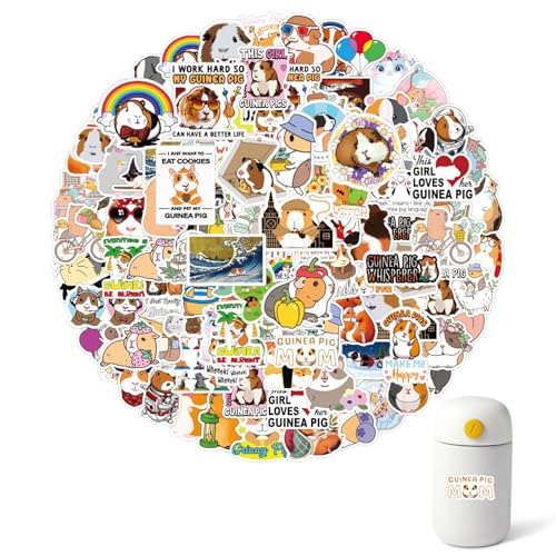 100 Stück Cartoon Meerschweinchen,Guinea Pig Sticker Tiere,Capybara Sticker,Geschenk,Stickers,Aufkleber,Cute Sticker,Faultier Aufkleber,Wasserdicht Vinyl Stickers,für Jugendliche Kinder Erwachsene 100 Stück Cartoon Meerschweinchen,Guinea Pig Sticker Tiere,Capybara Sticker,Geschenk,Stickers,Aufkleber,Cute Sticker,Faultier Aufkleber,Wasserdicht Vinyl Stickers,für Jugendliche Kinder Erwachsene von SOGHO