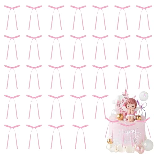 30 Stück Rosa Schleifen,Torten Deko,Tortendeko Hochzeit,Tortendeko Rosa,Schleife,Hochzeitstorte Deko Cake Topper Geburtstag, Für Valentinstag Geburtstag 30 Stück Rosa Schleifen,Torten Deko,Tortendeko Hochzeit,Tortendeko Rosa,Schleife,Hochzeitstorte Deko Cake Topper Geburtstag, Für Valentinstag Geburtstag von SOGHO