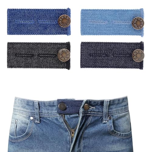 4 Stück Hosenbunderweiterung,Jeans Taille Erweiterung Knopf,hosenerweiterung schwangerschaft,hosenknopf verlängerung,knopfverlängerung für hosen,hosenverlängerung für Hosen Jeans Röcke Umstandshose 4 Stück Hosenbunderweiterung,Jeans Taille Erweiterung Knopf,hosenerweiterung schwangerschaft,hosenknopf verlängerung,knopfverlängerung für hosen,hosenverlängerung für Hosen Jeans Röcke Umstandshose von SOGHO