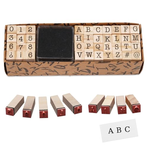 40 Stück Buchstaben Stempel,Alphabet Holzstempel Buchstaben,Stempelset Enthält Buchstaben,Zahlen Und Symbole Stempel Set,Stempel Buchstaben Set,Mini Stempel Für Diy Basteln Tagebuch Handwerk Geschenk 40 Stück Buchstaben Stempel,Alphabet Holzstempel Buchstaben,Stempelset Enthält Buchstaben,Zahlen Und Symbole Stempel Set,Stempel Buchstaben Set,Mini Stempel Für Diy Basteln Tagebuch Handwerk Geschenk von SOGHO