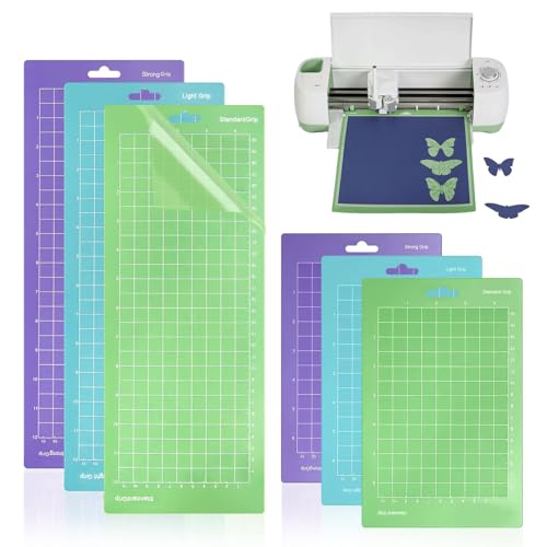 6 Stück Schneidematte,Cutting Mat Für Cricut Maker 3/Explore 3 /Air2/Air One,Ersatz-Zubehör Für Cricut,Selbstklebende Schneidematten,Perfekt Zum Nähen, Quilten Und Basteln(256 * 140mm,215 * 140mm) 6 Stück Schneidematte,Cutting Mat Für Cricut Maker 3/Explore 3 /Air2/Air One,Ersatz-Zubehör Für Cricut,Selbstklebende Schneidematten,Perfekt Zum Nähen, Quilten Und Basteln(256 * 140mm,215 * 140mm) von SOGHO