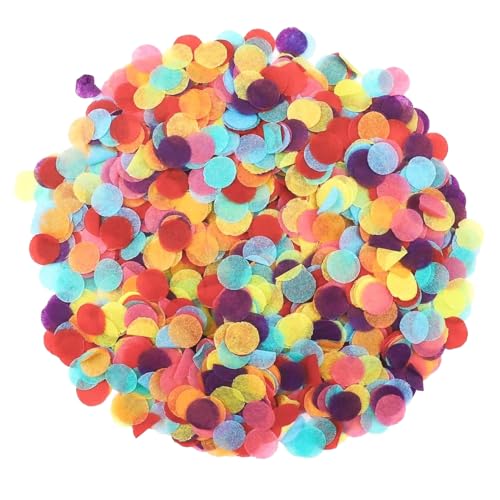 6000 Stück Konfetti,Konfetti Groß,Streudeko Geburtstag,Streudeko,Für Karneval, Geburtstagsparty, Weihnachten, Taufe, Babyparty Dekoration(50g) von SOGHO