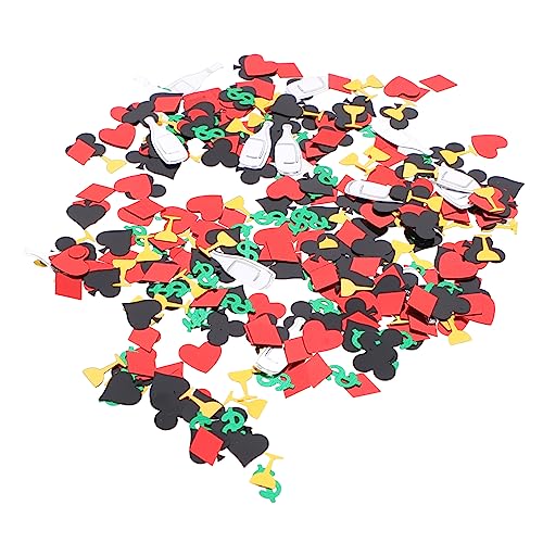 SOIMISS 1 Packung Poker Themen Konfetti Deko Bunte Plastik Konfetti für Las Vegas Party Wiederverwendbar für Tisch Einladungen Scrapbooking DIY Bastelprojekte SOIMISS 1 Packung Poker Themen Konfetti Deko Bunte Plastik Konfetti für Las Vegas Party Wiederverwendbar für Tisch Einladungen Scrapbooking DIY Bastelprojekte von SOIMISS