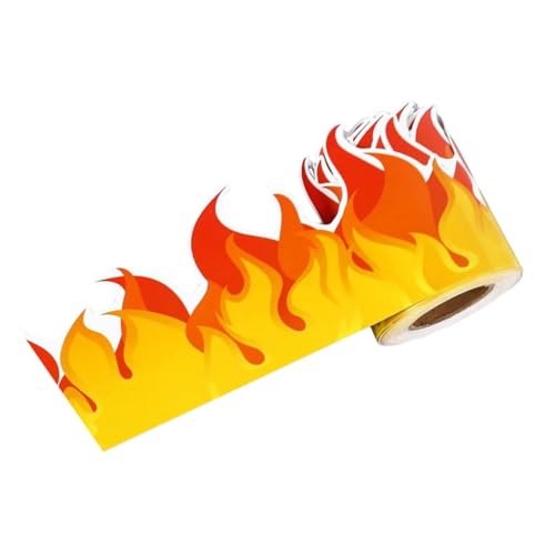 SOIMISS 1 Rolle Flammenförmiger Randaufkleber für Pinnwanddekoration Selbstklebender Dekorationssticker für Klassenzimmer und Wände Vielseitig Einsetzbar Leuchtende Farben zur Aufhellung SOIMISS 1 Rolle Flammenförmiger Randaufkleber für Pinnwanddekoration Selbstklebender Dekorationssticker für Klassenzimmer und Wände Vielseitig Einsetzbar Leuchtende Farben zur Aufhellung von SOIMISS