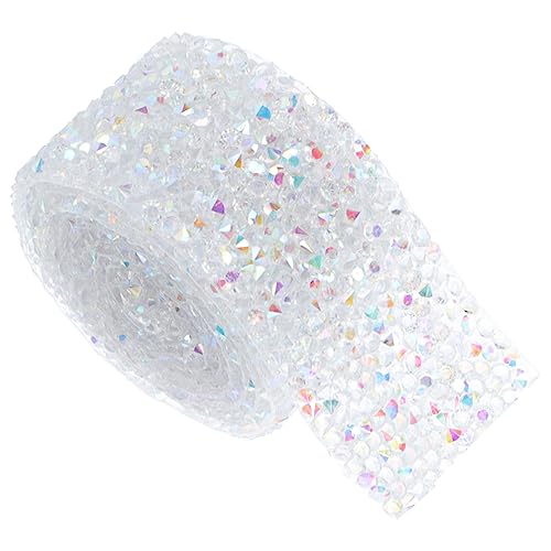 SOIMISS 1 Rolle Klebebohrer Goldene Strasssteine Diamantband Streifen Banddekoration Farbig Strasskleber Schleife Hochzeit Verzierungen Diy Band Zubehör Kleidung Diy Material Glas Weiß SOIMISS 1 Rolle Klebebohrer Goldene Strasssteine Diamantband Streifen Banddekoration Farbig Strasskleber Schleife Hochzeit Verzierungen Diy Band Zubehör Kleidung Diy Material Glas Weiß von SOIMISS