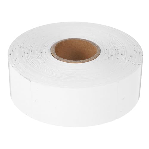 SOIMISS 1 Rolle Kleidungsetiketten Rolle Blanko Hangtags für DIY Hochwertiges für Modeeinzelhändler Weiß von SOIMISS