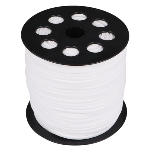 SOIMISS 1 Rolle Kunstlederschnur Schmuckseil Aus Seil Aus Kunstleder Aus Wildleder Flaches Lederband Kunstlederfaden Perlenarmbandschnur Stricken Perlenseil Künstlich Weiß SOIMISS 1 Rolle Kunstlederschnur Schmuckseil Aus Seil Aus Kunstleder Aus Wildleder Flaches Lederband Kunstlederfaden Perlenarmbandschnur Stricken Perlenseil Künstlich Weiß von SOIMISS
