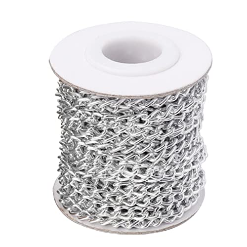 SOIMISS 1 Rolle Kuriertaschenkette kleine Kette tragetasche Schulterholster bastelset basteln Kettenmasse Kettenriemen aus Metall Kette für Kleidungsstück Kette für Tasche Aluminium Silber SOIMISS 1 Rolle Kuriertaschenkette kleine Kette tragetasche Schulterholster bastelset basteln Kettenmasse Kettenriemen aus Metall Kette für Kleidungsstück Kette für Tasche Aluminium Silber von SOIMISS