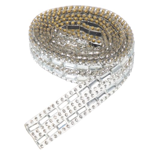 SOIMISS 1 Rolle Rhinestone Band Selbstklebend Hochwertige Strassborte für DIY Kleidung Auto Dekoration und Bastelprojekte Glitzernde Applikationen für Kreative Ideen von SOIMISS