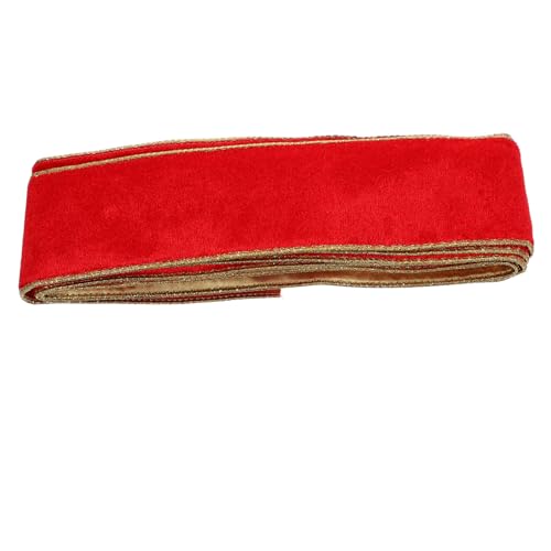 SOIMISS 1 Rolle Rotes Samtgeschenkband DIY Bastelbänder für Schleifen Geschenkverpackung Hochzeiten und Dekorationen für Weihnachten Blumensträuße und Mehr SOIMISS 1 Rolle Rotes Samtgeschenkband DIY Bastelbänder für Schleifen Geschenkverpackung Hochzeiten und Dekorationen für Weihnachten Blumensträuße und Mehr von SOIMISS