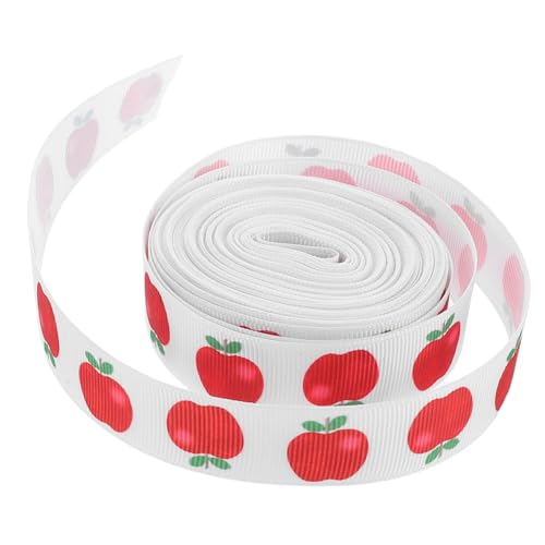 SOIMISS 1 Rolle dekoratives Gurtband herzlichen glückwunsch grad band Abschlussband Geschenkband Graduierungsband mit Draht Wickelband Zurück in die Schuldekorationen Polyester rot von SOIMISS