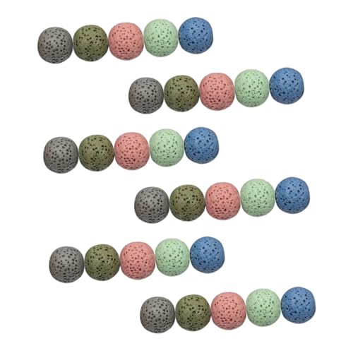 SOIMISS 1 Saite Lava Stein Perlen Bunte Schmuckperlen für DIY Projekte Vielseitige Spacer Beads für Armbänder und pro Strang für Kreative Bastelarbeiten SOIMISS 1 Saite Lava Stein Perlen Bunte Schmuckperlen für DIY Projekte Vielseitige Spacer Beads für Armbänder und pro Strang für Kreative Bastelarbeiten von SOIMISS