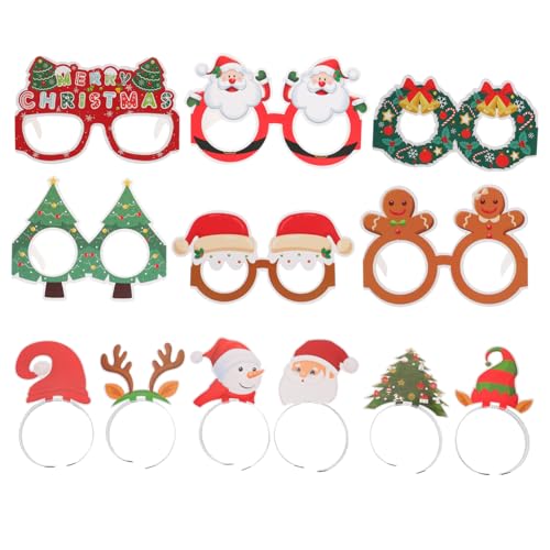 SOIMISS 1 Satz Brillenstirnbänder für Weihnachten weihnachtsverkleidung weihnachts verkleidung Partydekorationen Weihnachtsbrillen Party-Brillen, Stirnbänder, Requisiten Brillengestell SOIMISS 1 Satz Brillenstirnbänder für Weihnachten weihnachtsverkleidung weihnachts verkleidung Partydekorationen Weihnachtsbrillen Party-Brillen, Stirnbänder, Requisiten Brillengestell von SOIMISS