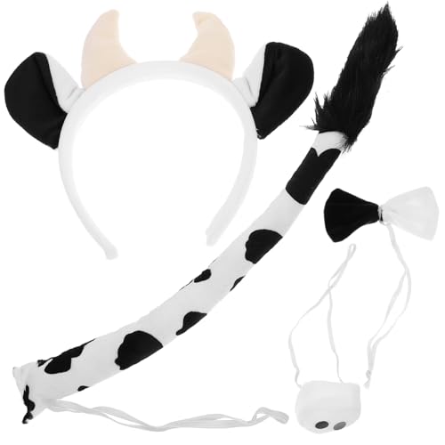 SOIMISS 1 Satz Cosplay-tierkostüm Halloween-cosplay-zubehör Halloween-tierkostüm Kuhkostüm Tierstirnband Performance-kostüm Für Kindergartenkostüm Kuh-stirnband Flanell SOIMISS 1 Satz Cosplay-tierkostüm Halloween-cosplay-zubehör Halloween-tierkostüm Kuhkostüm Tierstirnband Performance-kostüm Für Kindergartenkostüm Kuh-stirnband Flanell von SOIMISS