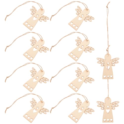 SOIMISS 1 Satz Holz Engel Holzschnitt Unvollendete Holzscheiben für DIY Bastelprojekte Natürliche Holzfiguren zum Bemalen Dekorieren und Gestalten für Scrapbooking und Geschenkanhänger SOIMISS 1 Satz Holz Engel Holzschnitt Unvollendete Holzscheiben für DIY Bastelprojekte Natürliche Holzfiguren zum Bemalen Dekorieren und Gestalten für Scrapbooking und Geschenkanhänger von SOIMISS