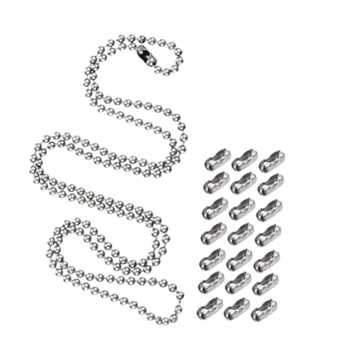 SOIMISS 1 Satz Kugelketten mit Verbindungsstücken und Verschlüssen Diy Juwelierkette für Anhänger Hundemarken Schlüsselanhänger und Bastelprojekte Teile SOIMISS 1 Satz Kugelketten mit Verbindungsstücken und Verschlüssen Diy Juwelierkette für Anhänger Hundemarken Schlüsselanhänger und Bastelprojekte Teile von SOIMISS