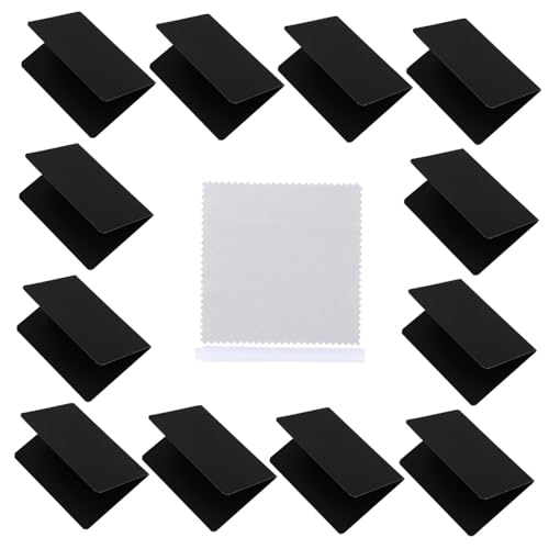 SOIMISS 1 Satz Löschbare Preisschildkarte Etiketten für Spiele Unterrichtsvorräte kleine Einzelhandelsschilder Tischschild Tafel Desktop-Namensschild Heimschulzubehör Plastik Black von SOIMISS
