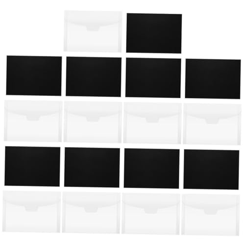 SOIMISS 1 Satz Schwarz Magnetische Stanzformen Aufbewahrungsbeutel mit Magnetblättern Transparentes Design für Stanzschablonen Einladungen Karten und für Scrapbooking und DIY Projekte von SOIMISS