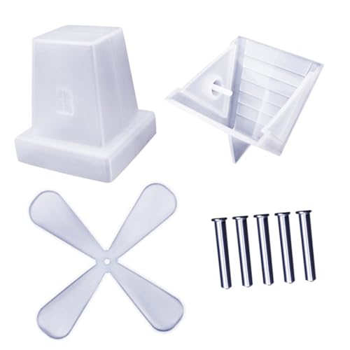 SOIMISS 1 Satz Silikon Windrad Form DIY Rotierende Windmühle Gießform für Handwerk und Dekoration Zubehörteilen Flexibel und Einfach zu Entformen für Resin Projekte von SOIMISS